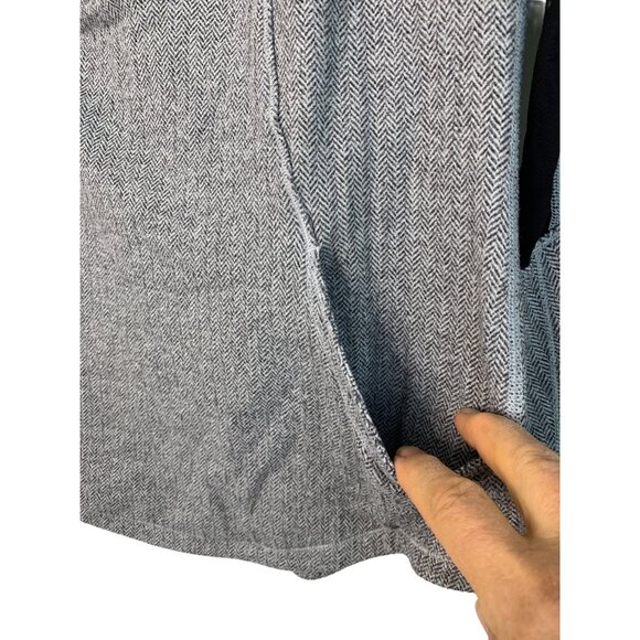 Lululemon Base Runner 1/2 Zip Herringbone Black Sz 8 Jacket Pullover 7430 rulu - Picture 5 of 14